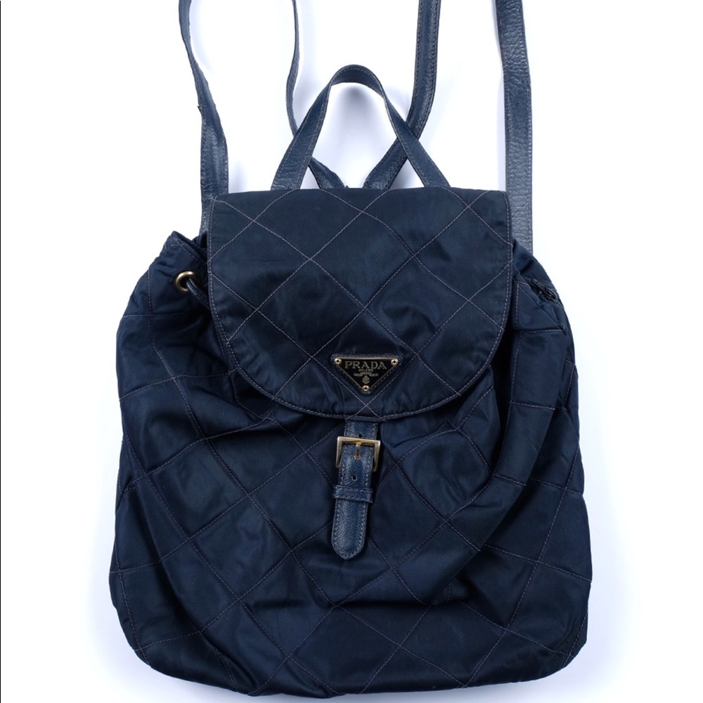 Prada Quilted Backpack